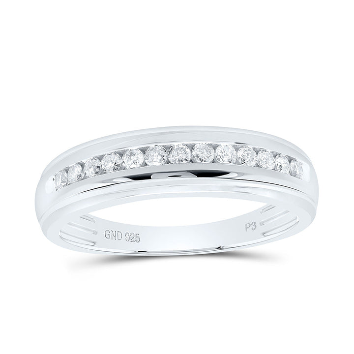 1/3CTW-NAT DIA P3 GIFT MENS BAND Daisy Joyeria