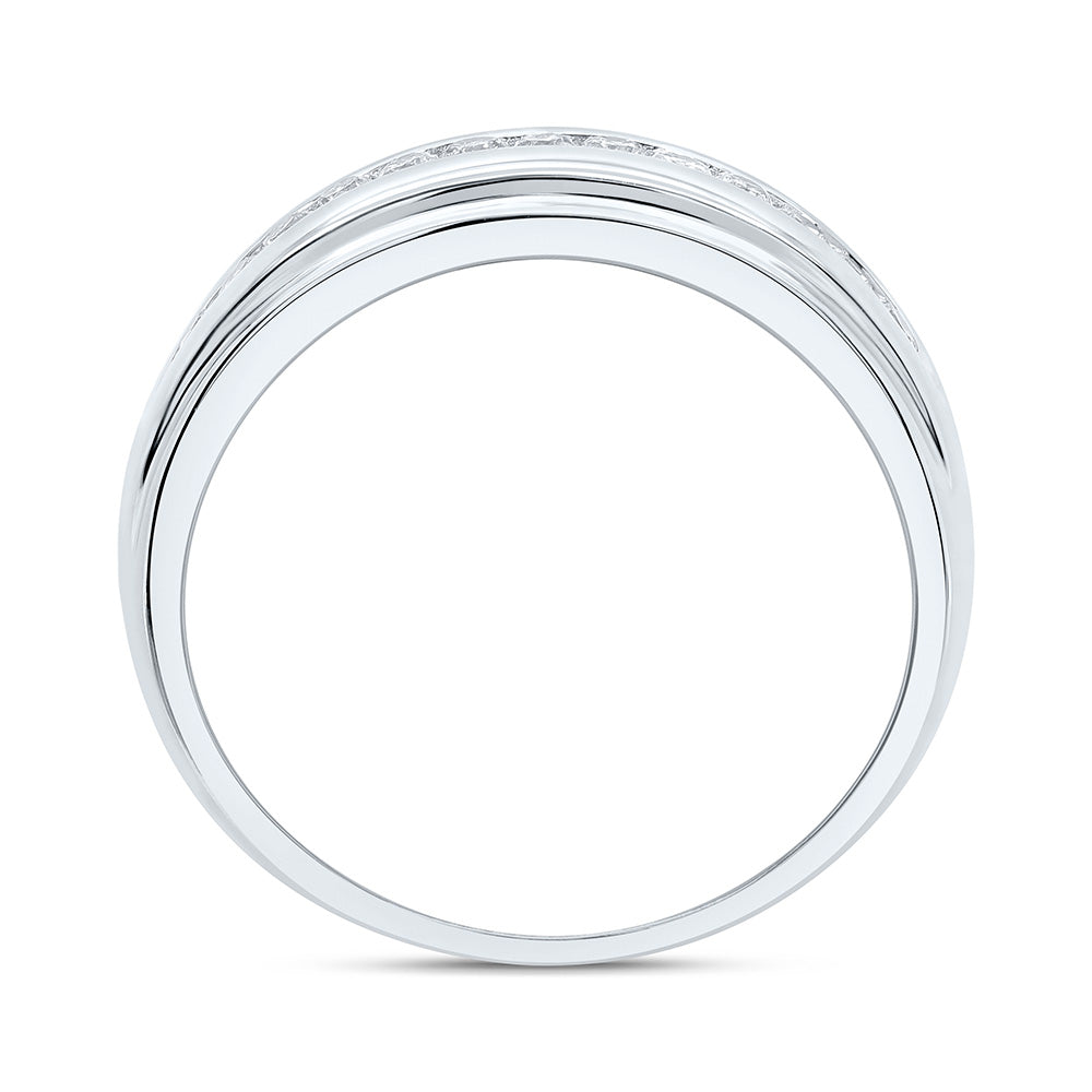 1/3CTW-NAT DIA P3 GIFT MENS BAND Daisy Joyeria