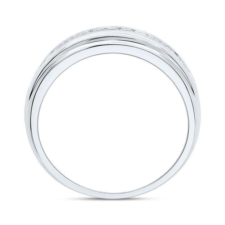 1/3CTW-NAT DIA P3 GIFT MENS BAND Daisy Joyeria