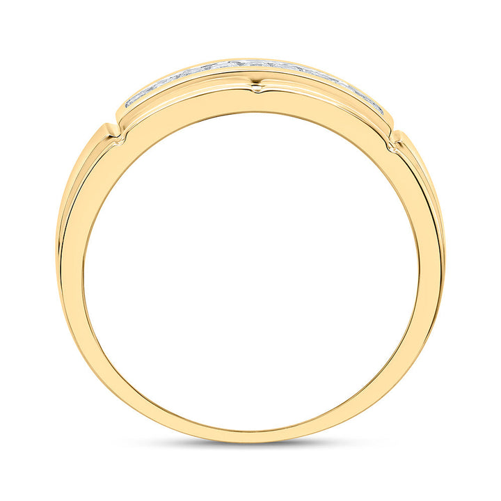 1/4CTW-NAT DIA P3 GIFT MENS BAND Daisy Joyeria