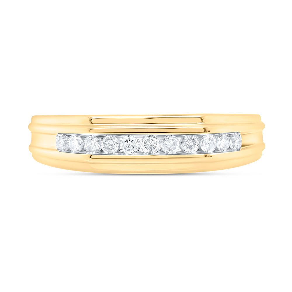 1/4CTW-NAT DIA P3 GIFT MENS BAND Daisy Joyeria