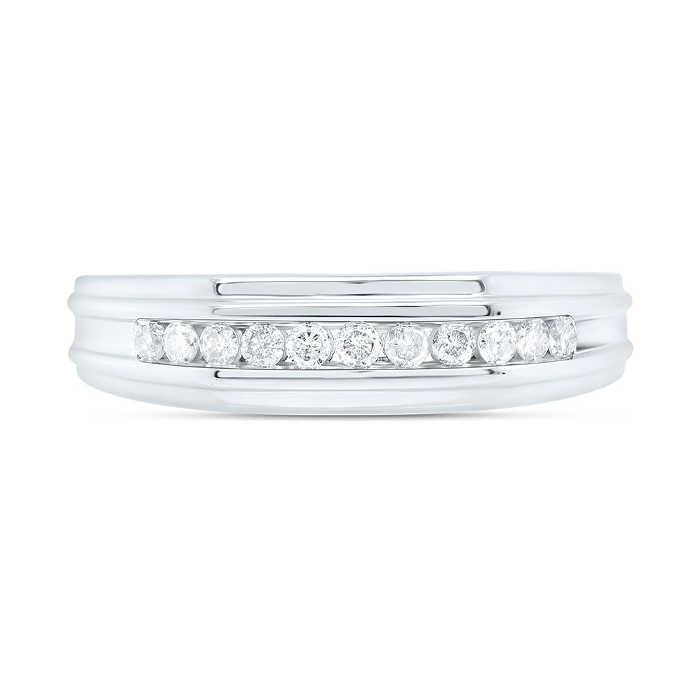 1/4CTW-NAT DIA P3 GIFT MENS BAND Daisy Joyeria