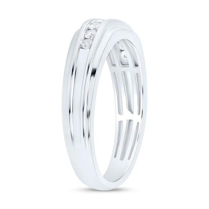 1/4CTW-NAT DIA P3 GIFT MENS BAND Daisy Joyeria