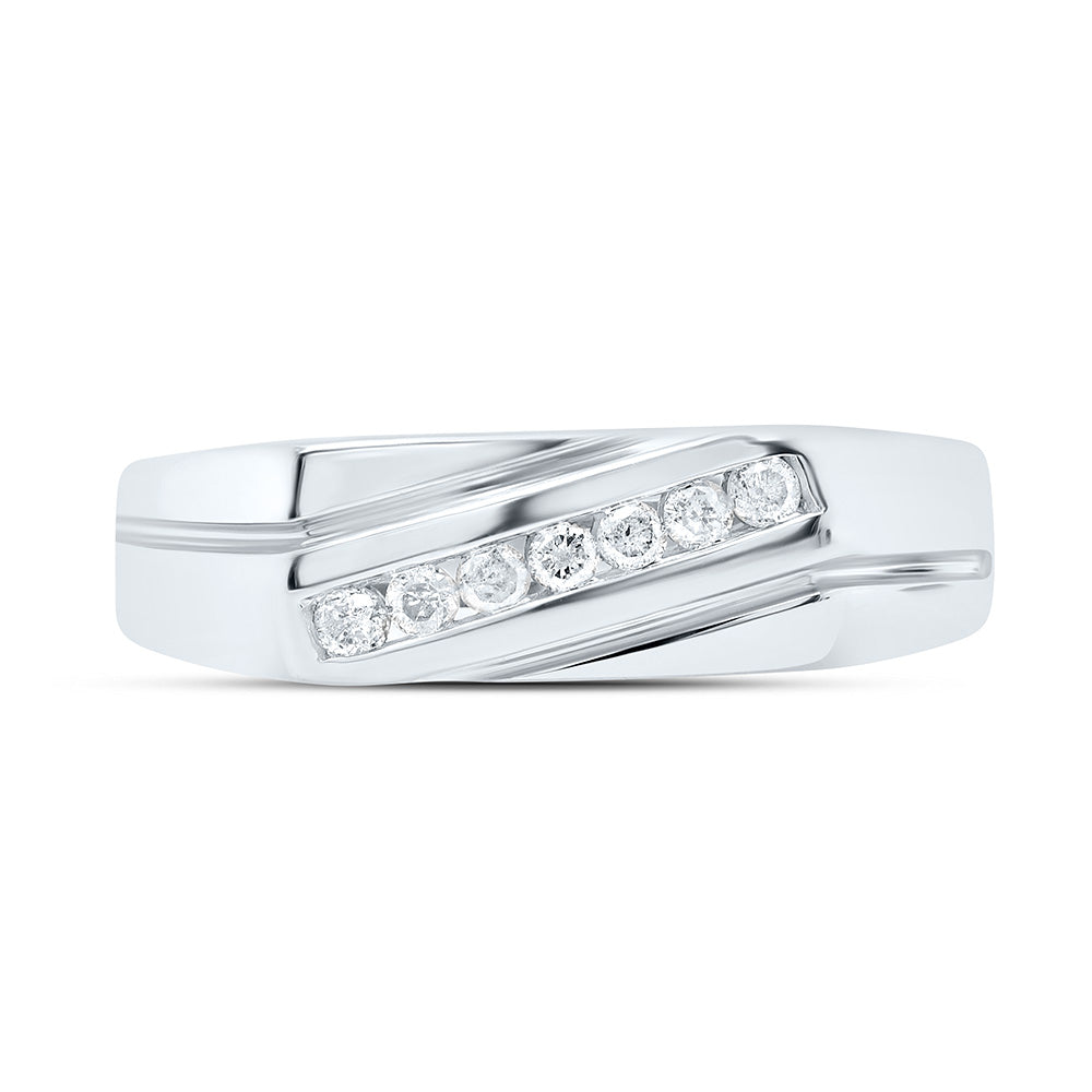 1/5CTW-NAT DIA P3 GIFT MENS BAND Daisy Joyeria