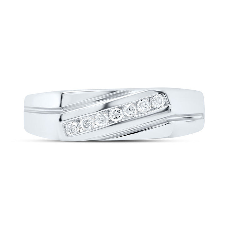 1/5CTW-NAT DIA P3 GIFT MENS BAND Daisy Joyeria