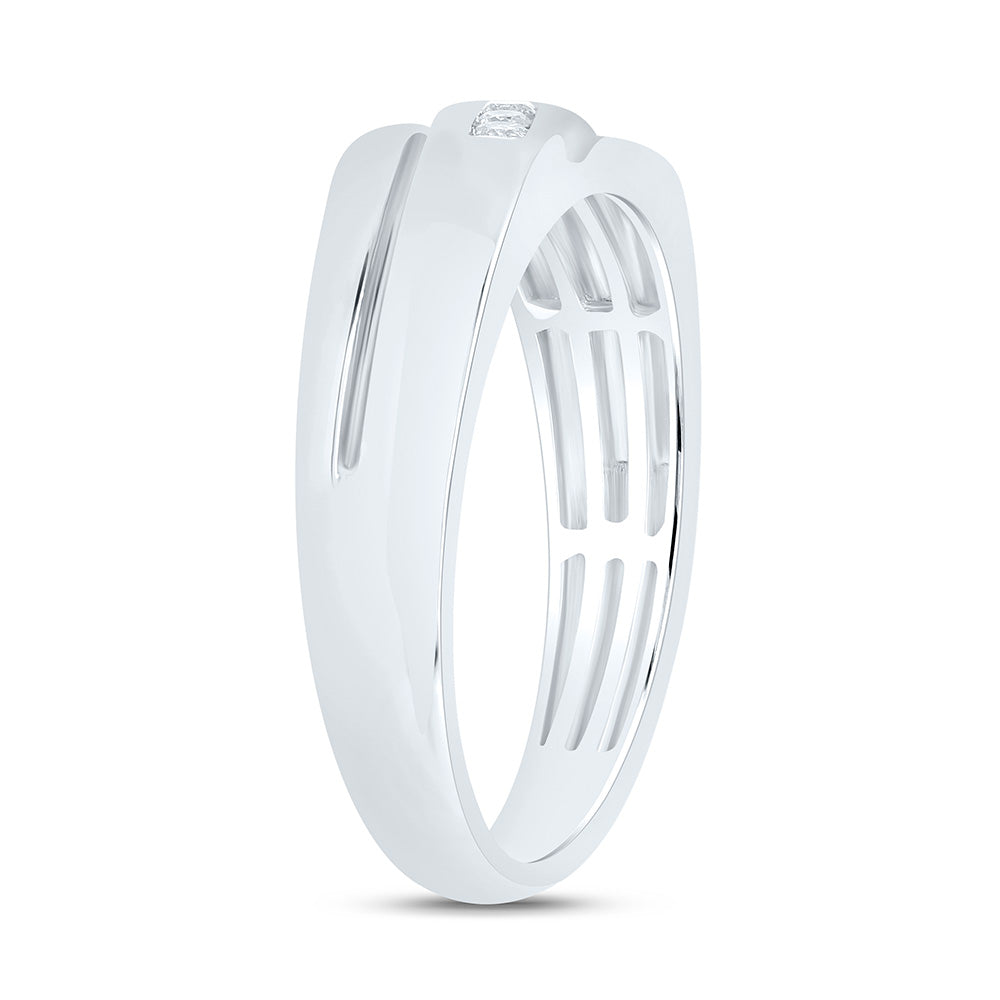 1/5CTW-NAT DIA P3 GIFT MENS BAND Daisy Joyeria
