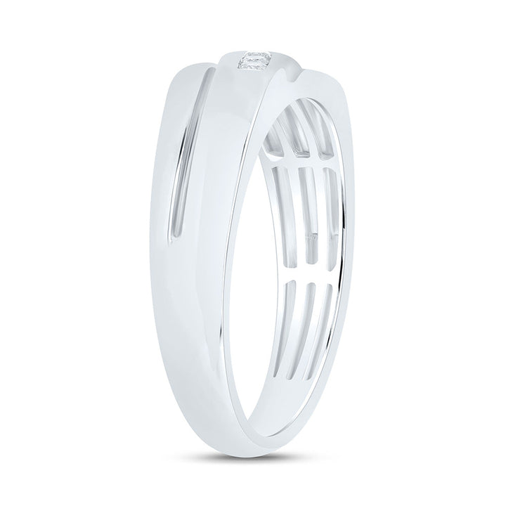 1/5CTW-NAT DIA P3 GIFT MENS BAND Daisy Joyeria