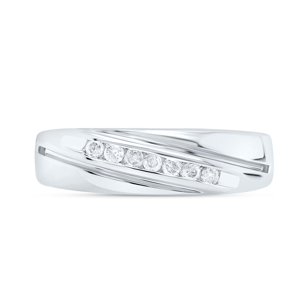 1/5CTW-NAT DIA P3 GIFT MENS BAND Daisy Joyeria