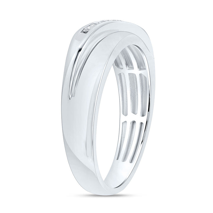 1/5CTW-NAT DIA P3 GIFT MENS BAND Daisy Joyeria