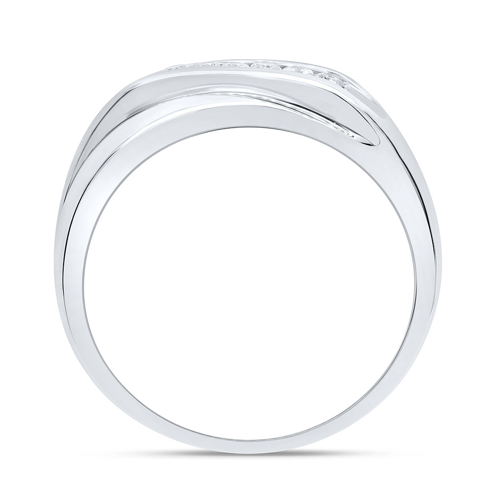 1/5CTW-NAT DIA P3 GIFT MENS BAND Daisy Joyeria
