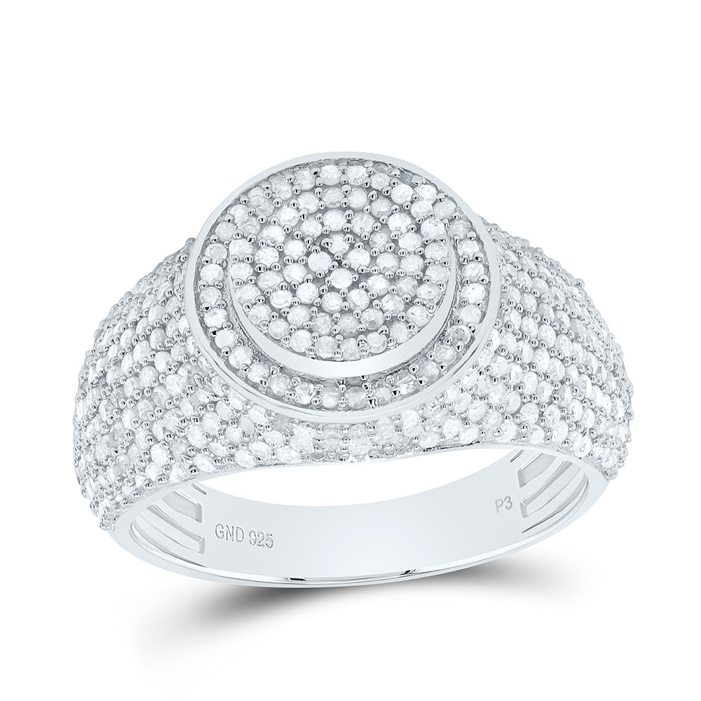 1 1/4CTW-NAT DIA P3 GIFT ROUND LADIES RING Daisy Joyeria