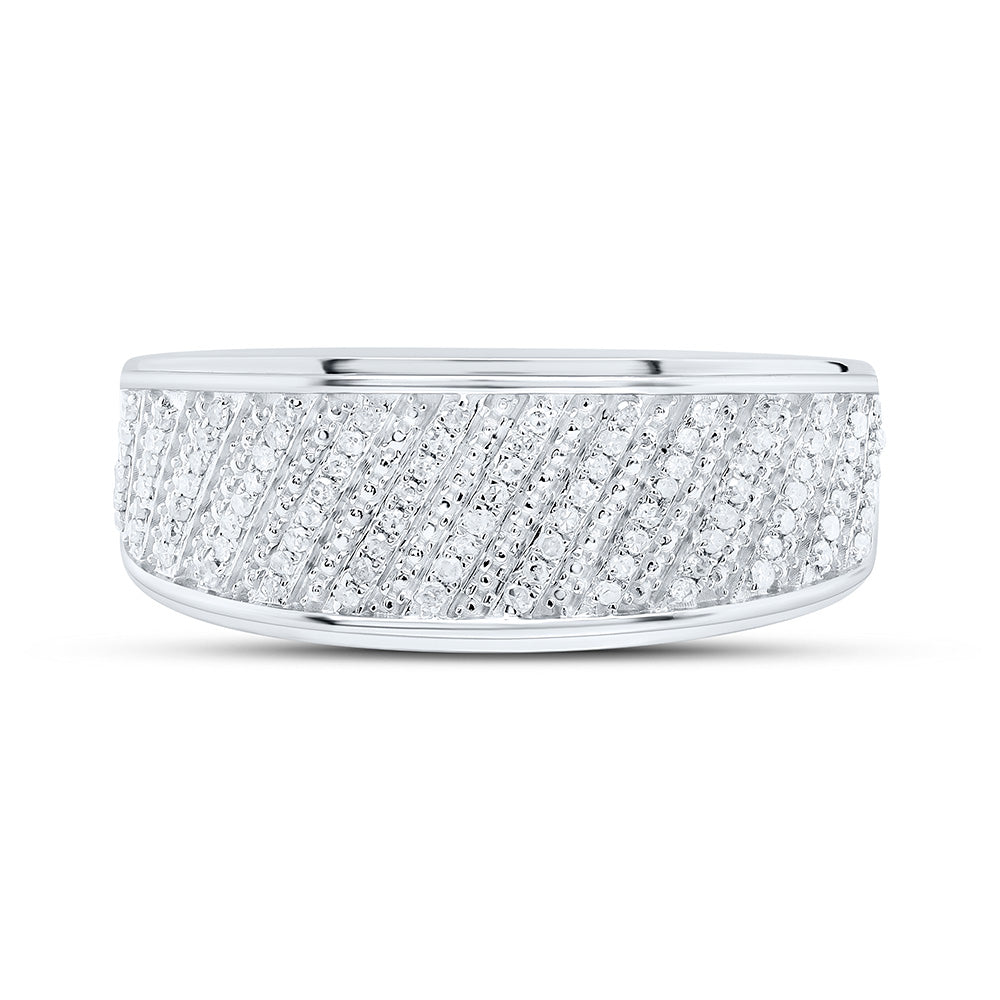 1/3CTW-NAT DIA P3 GIFT MENS BAND Daisy Joyeria
