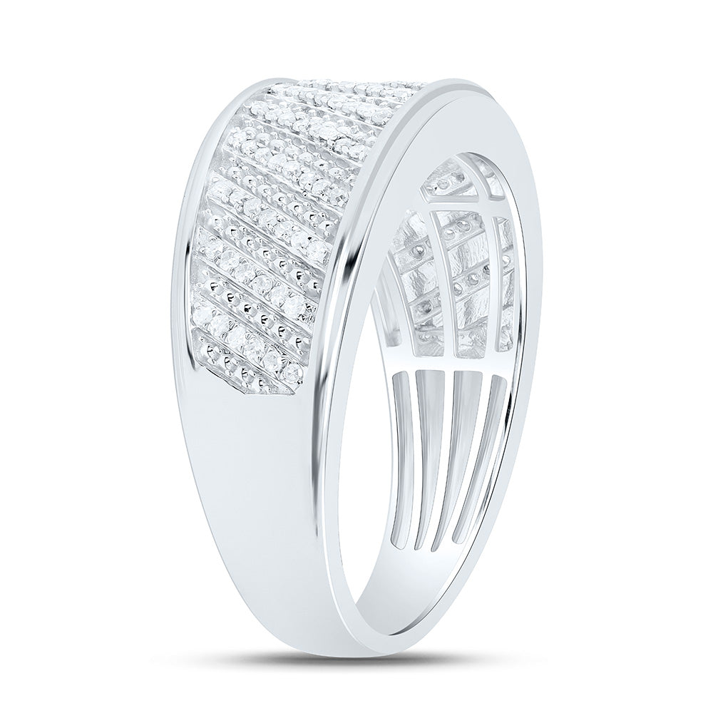 1/3CTW-NAT DIA P3 GIFT MENS BAND Daisy Joyeria