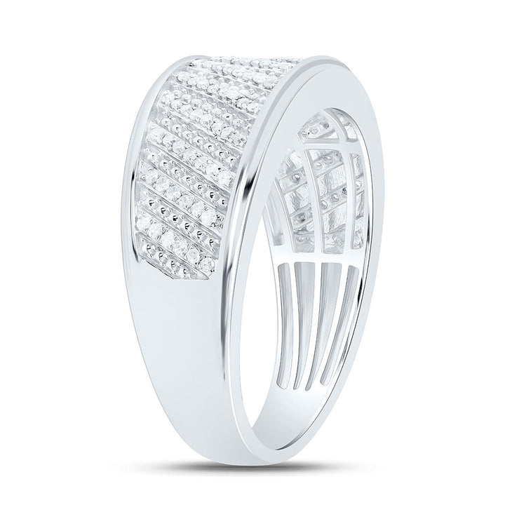 1/3CTW-NAT DIA P3 GIFT MENS BAND Daisy Joyeria