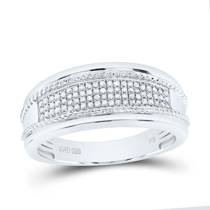 1/4CTW-NAT DIA P3 GIFT MENS BAND Daisy Joyeria