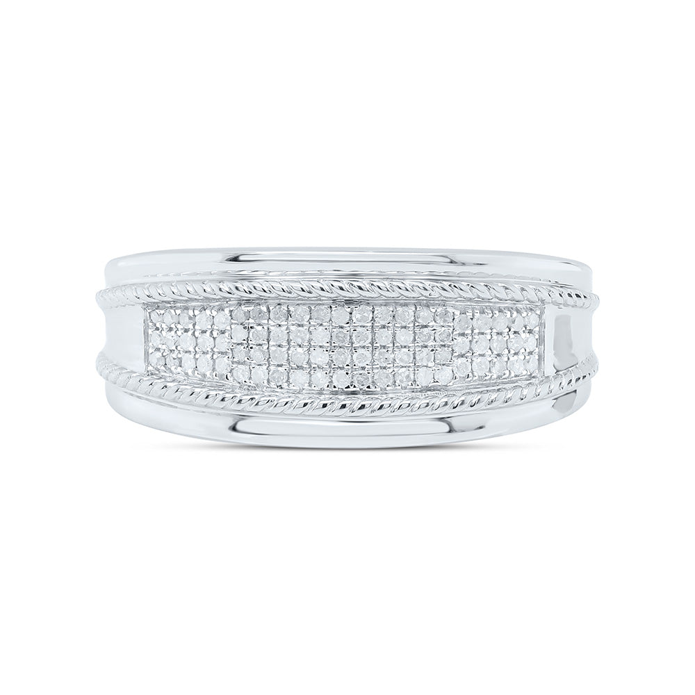 1/4CTW-NAT DIA P3 GIFT MENS BAND Daisy Joyeria