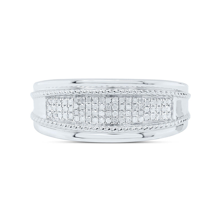1/4CTW-NAT DIA P3 GIFT MENS BAND Daisy Joyeria