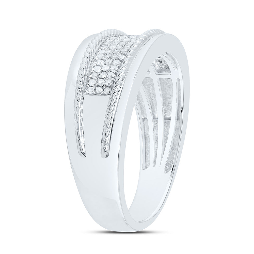1/4CTW-NAT DIA P3 GIFT MENS BAND Daisy Joyeria