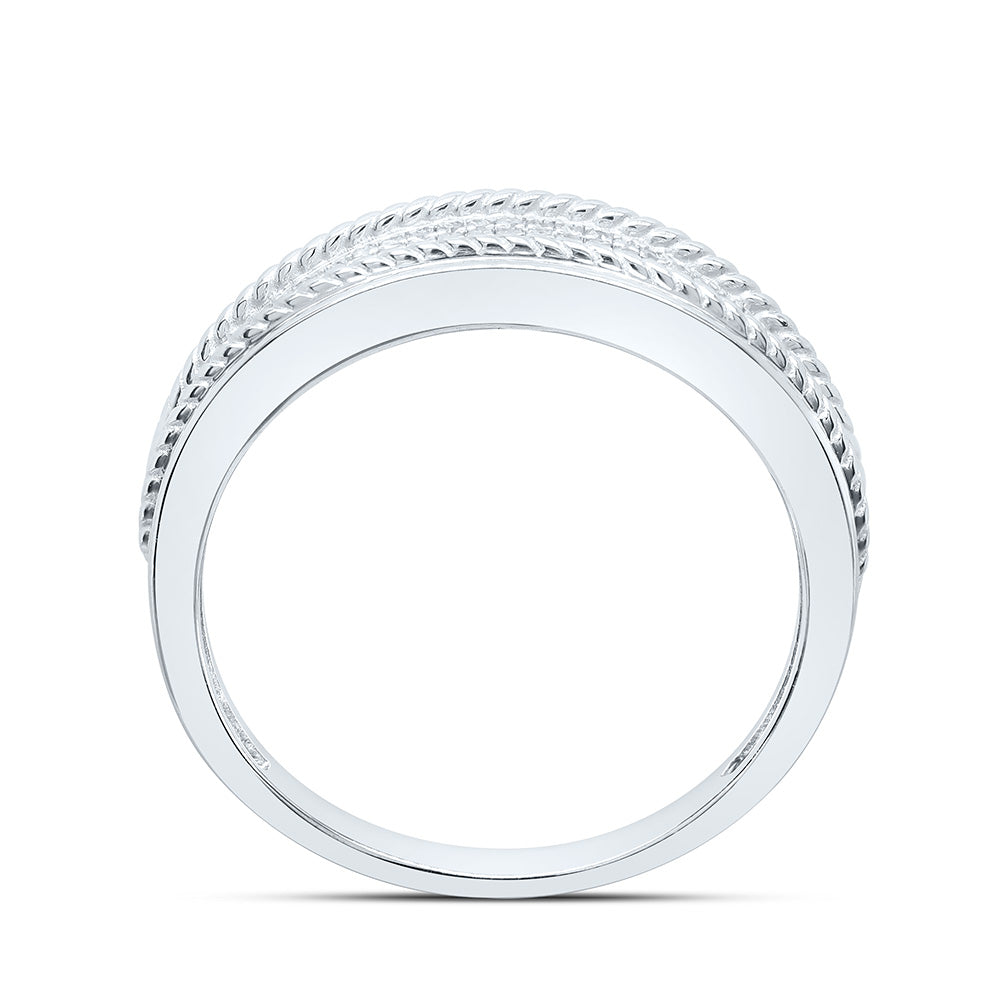 1/4CTW-NAT DIA P3 GIFT MENS BAND Daisy Joyeria
