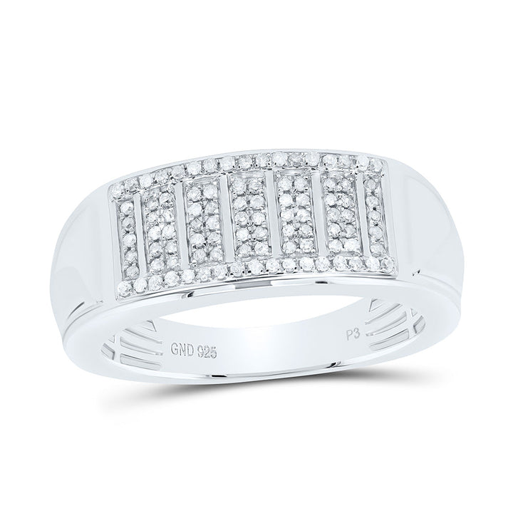 1/3CTW-NAT DIA P3 GIFT MENS BAND Daisy Joyeria