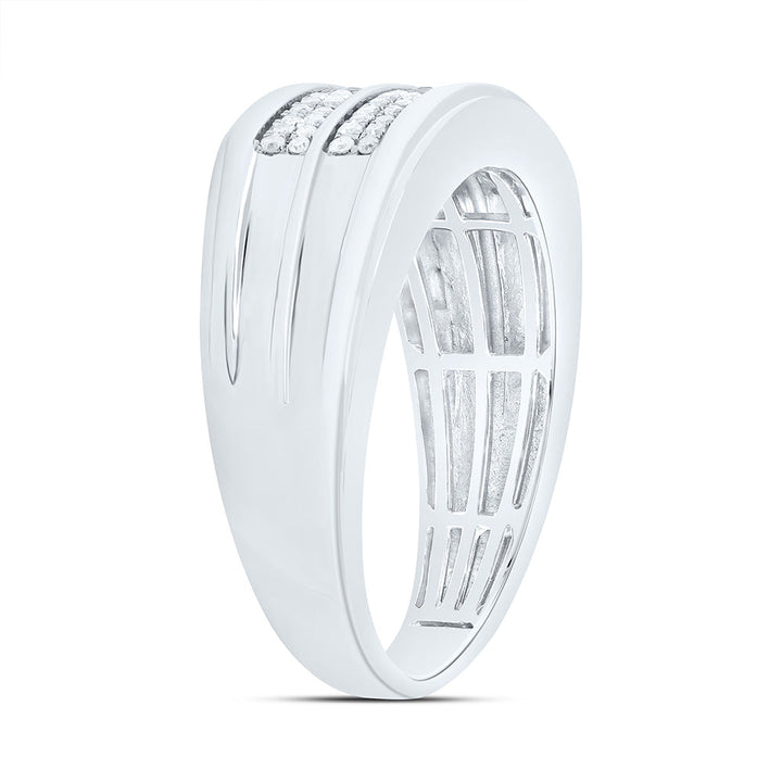 1/3CTW-NAT DIA P3 GIFT MENS BAND Daisy Joyeria