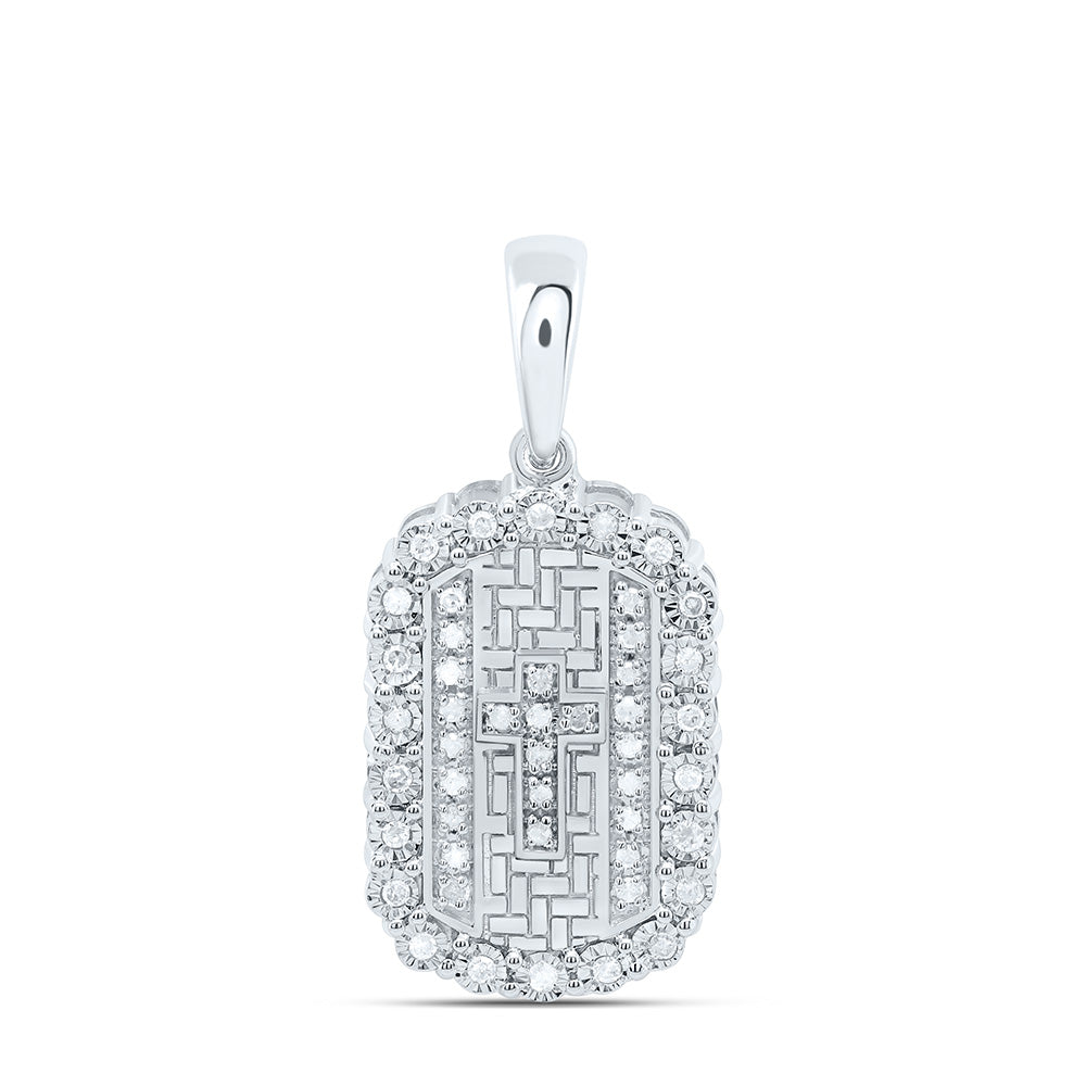 1/6CTW-NAT DIA P3 GIFT CROSS PENDANT Daisy Joyeria