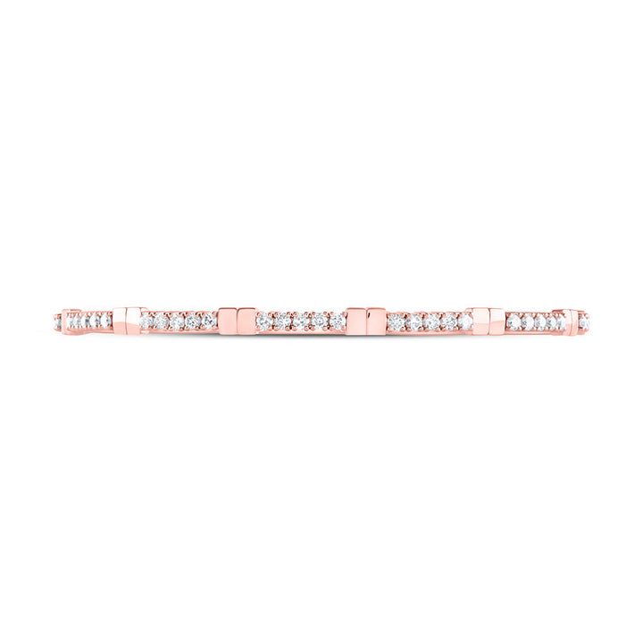 1 3/8CTW-NAT DIA ANA M FASHION FLEXIBLE BANGLE (60X50MM) Daisy Joyeria