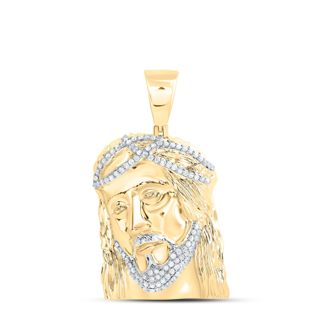 7/8CTW-NAT DIA P1 GIFT JESUS MENS CHARM Daisy Joyeria