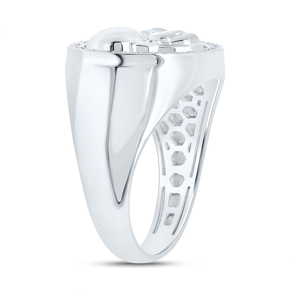 1/8CTW-NAT DIA P1 GIFT LAUGHING BUDDHA MENS RING Daisy Joyeria