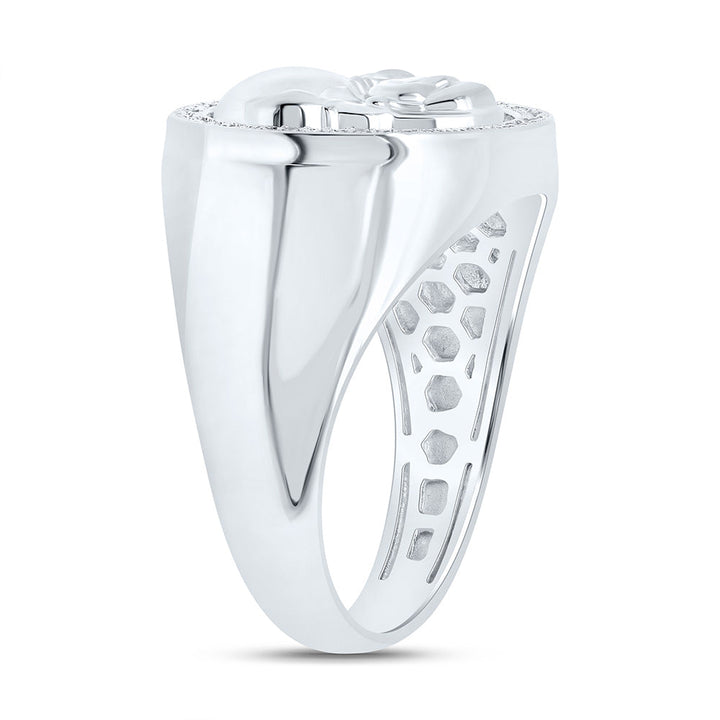 1/8CTW-NAT DIA P1 GIFT LAUGHING BUDDHA MENS RING Daisy Joyeria