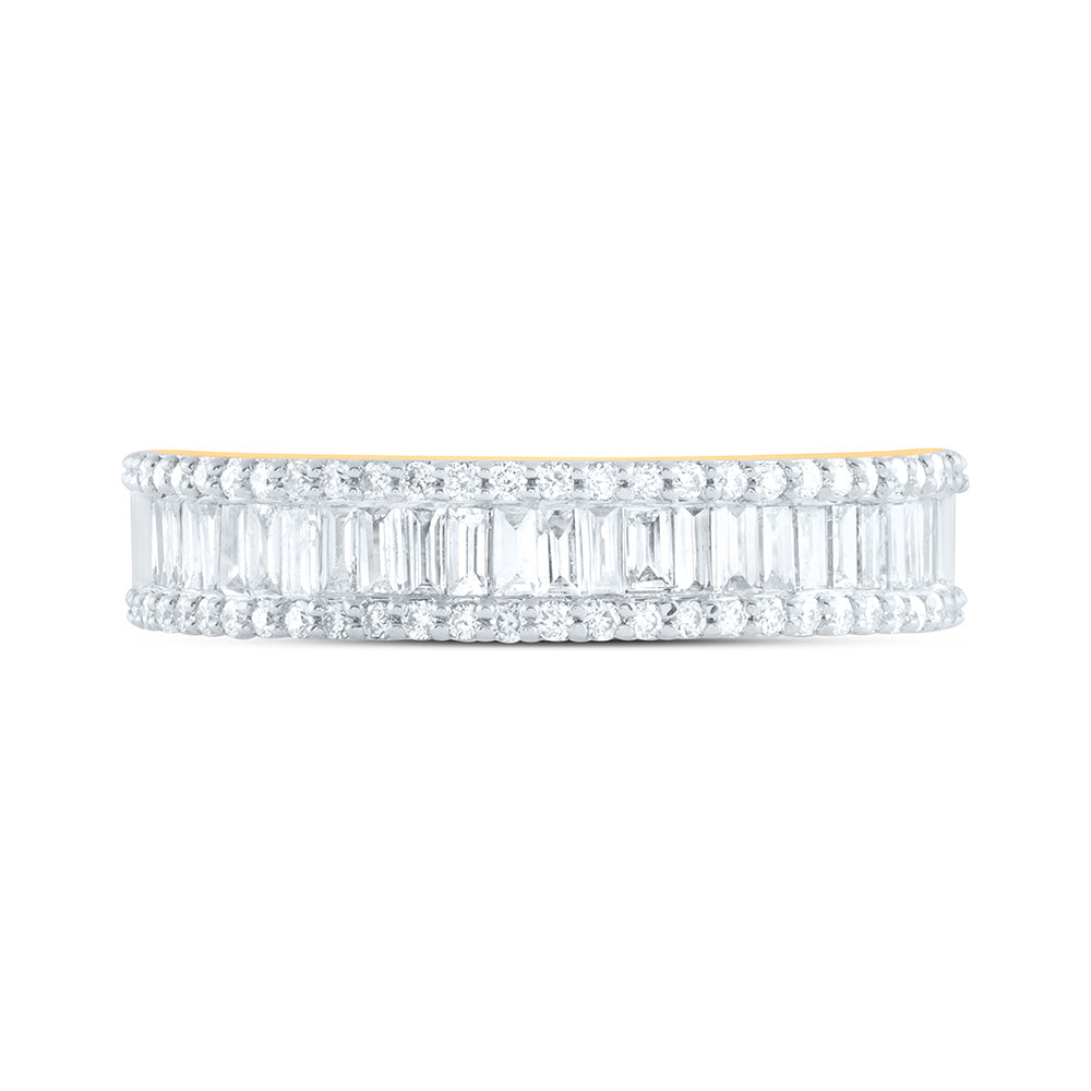 7/8CTW-NAT DIA ANA M FASHION LADIES BAGUETTE BAND Daisy Joyeria