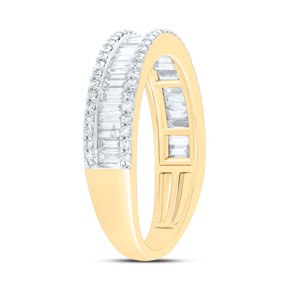 7/8CTW-NAT DIA ANA M FASHION LADIES BAGUETTE BAND Daisy Joyeria