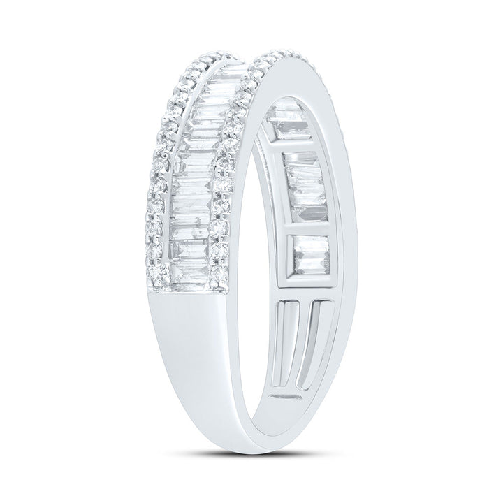 7/8CTW-NAT DIA ANA M FASHION LADIES BAGUETTE BAND Daisy Joyeria