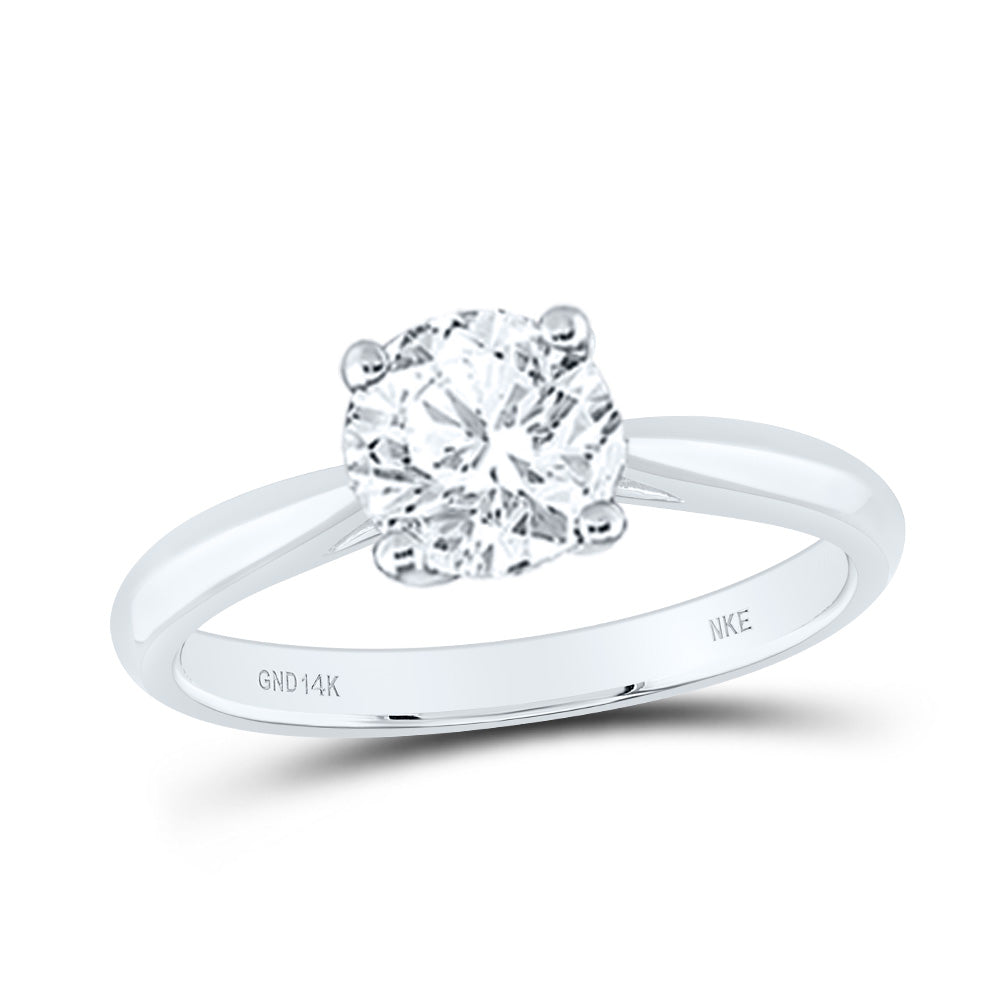 3/4CT-NAT DIA NKE ROUND SOLITAIRE RING Daisy Joyeria