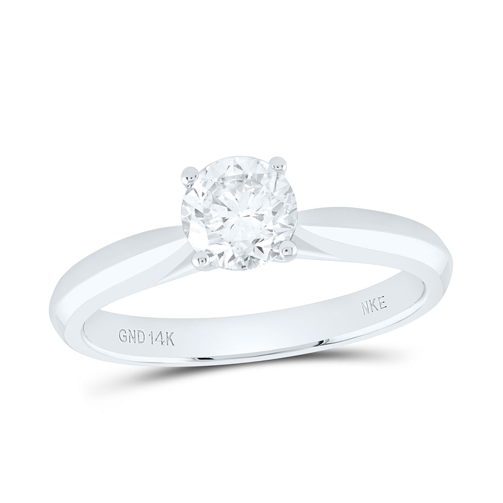 1 CT-NAT DIA NKE ROUND SOLITAIRE RING Daisy Joyeria