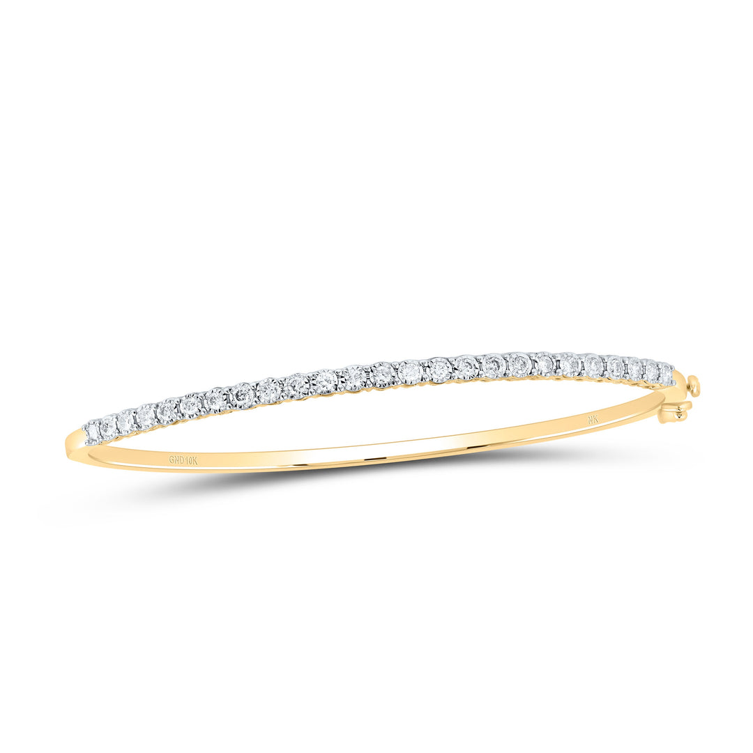 1/2CTW-NAT DIA NK FASHION TENNIS BANGLE (60X48) Daisy Joyeria