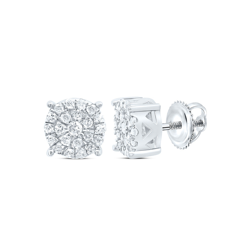 1/6CTW-NAT DIA P1N GIFT ROUND STUD EARRING Daisy Joyeria