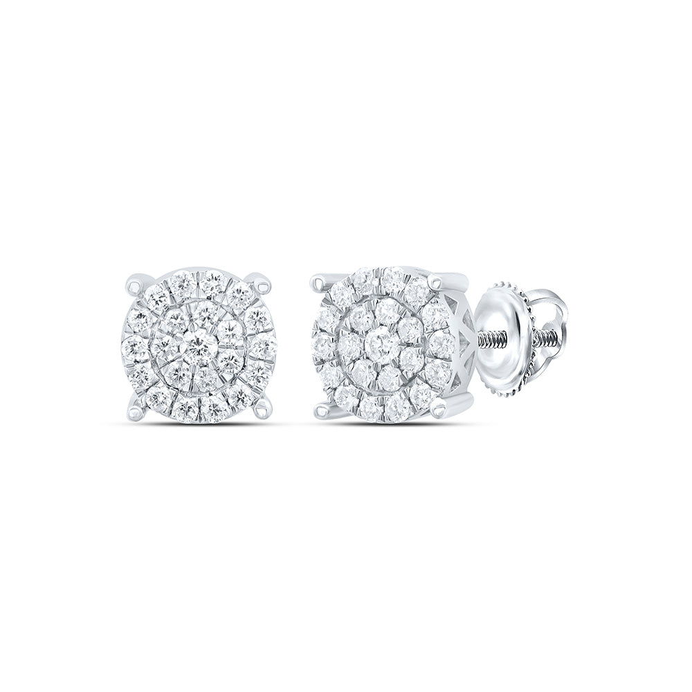 1/4CTW-NAT DIA P1N GIFT ROUND STUD EARRING Daisy Joyeria