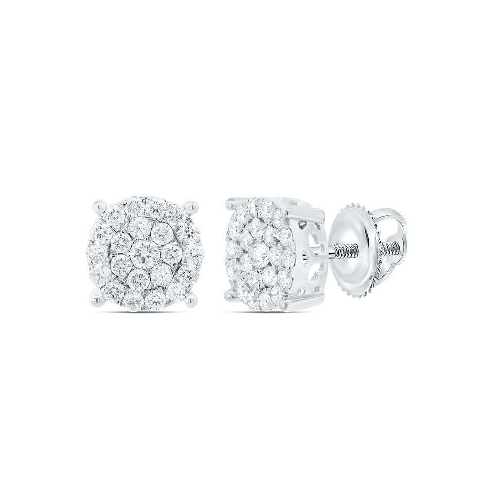 3/4CTW-NAT DIA P1N GIFT ROUND STUD EARRING Daisy Joyeria