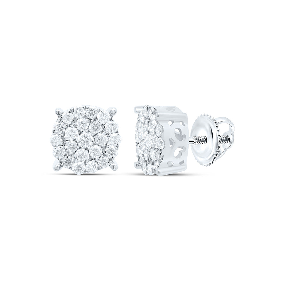 3/4CTW-NAT DIA P1N GIFT ROUND STUD EARRING Daisy Joyeria
