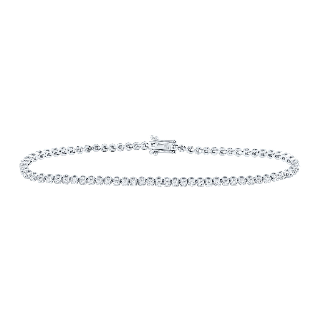 1 1/5CTW-NAT DIA ANA M FASHION TENNIS BRACELET (7 INCH) Daisy Joyeria