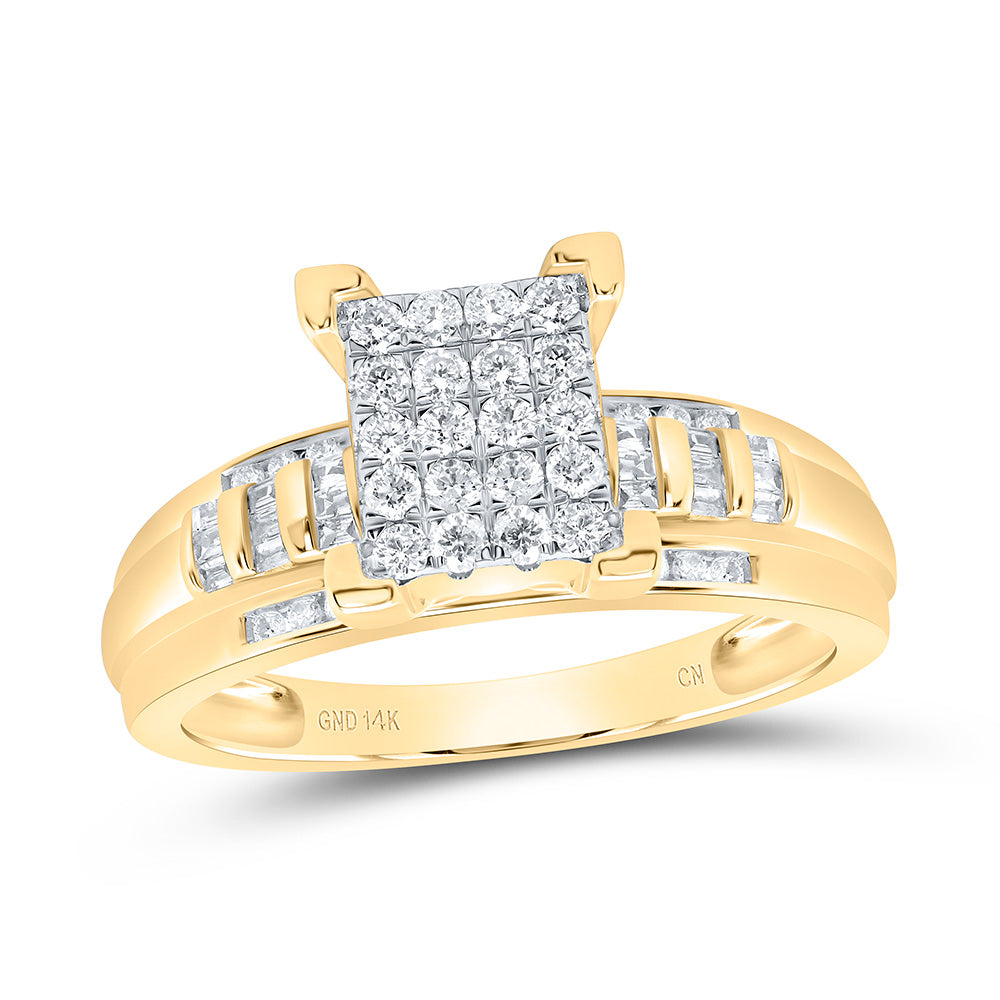 1/2CTW-NAT DIA CINDY EMERALD RING Daisy Joyeria