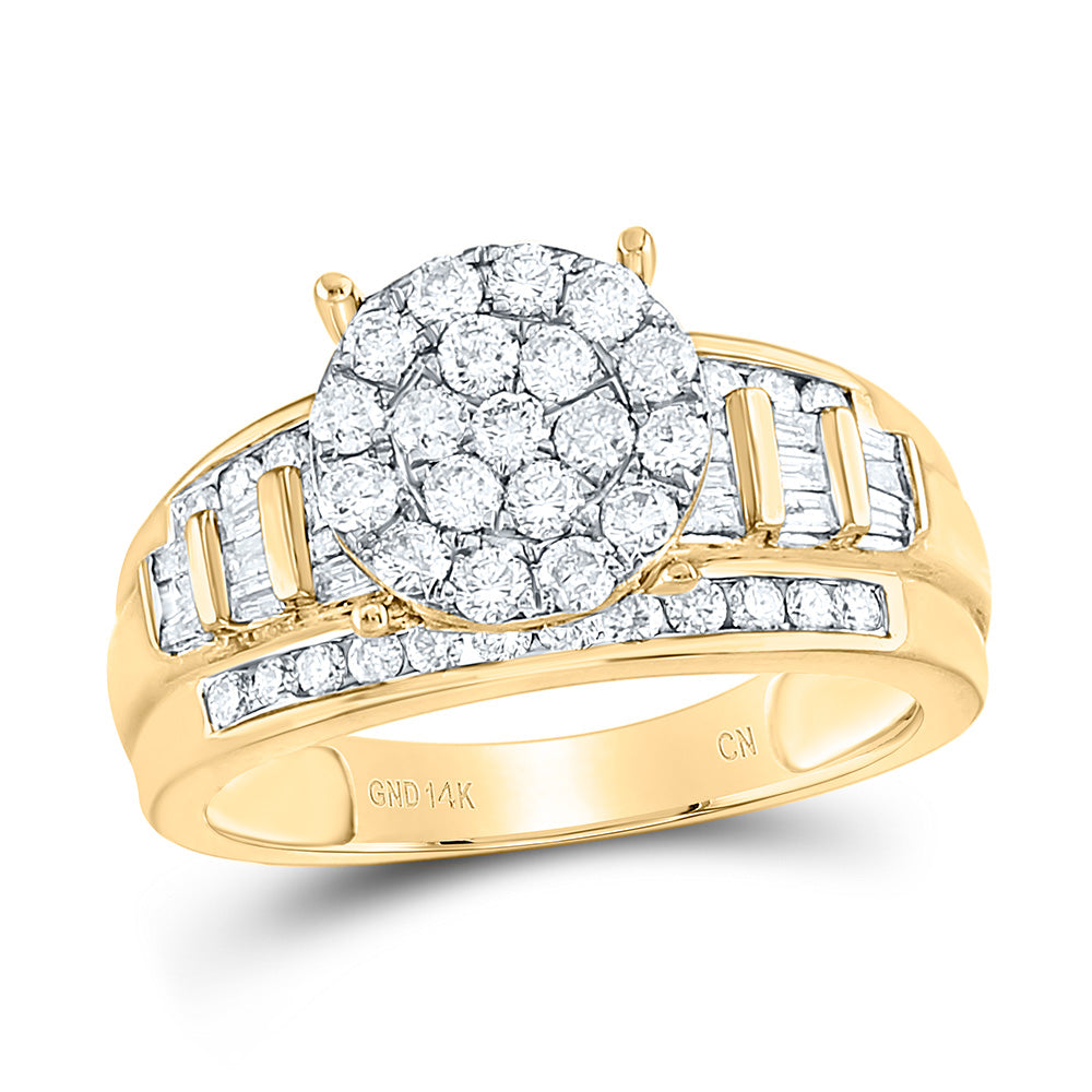 1CTW-NAT DIA CINDY ROUND RING Daisy Joyeria