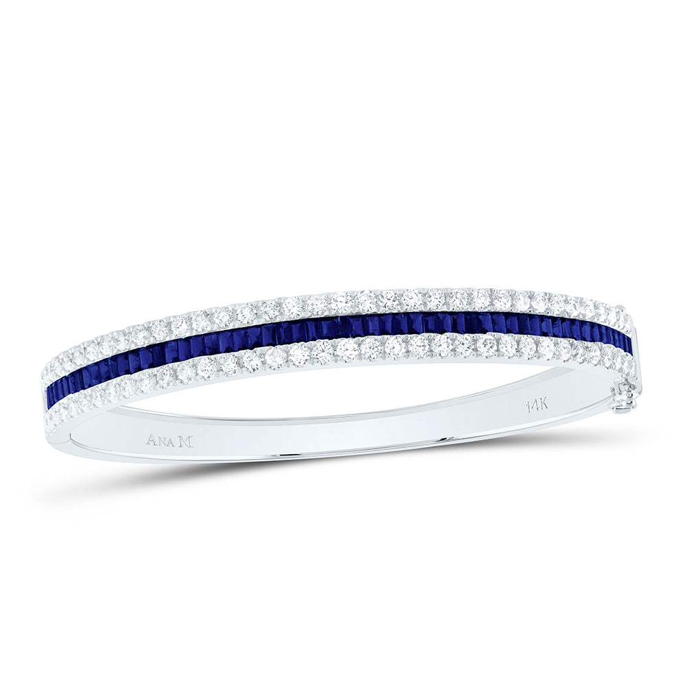 2 3/4CTW-NAT DIA ANA M 2 3/4CTW-BG-BS NAT GEM BANGLE(60X48MM) Daisy Joyeria