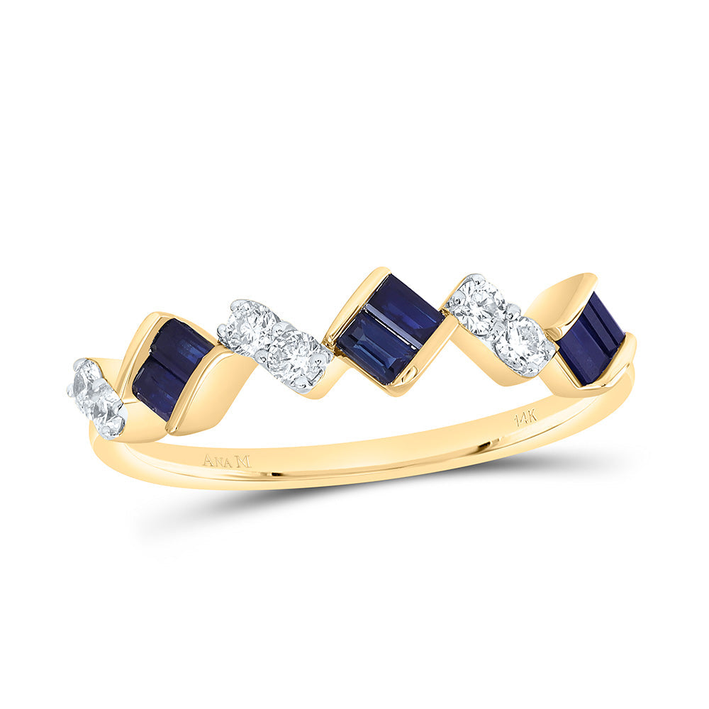 1/5CTW-NAT DIA ANA M 1/2CTW-BG-BS NAT GEM RING Daisy Joyeria