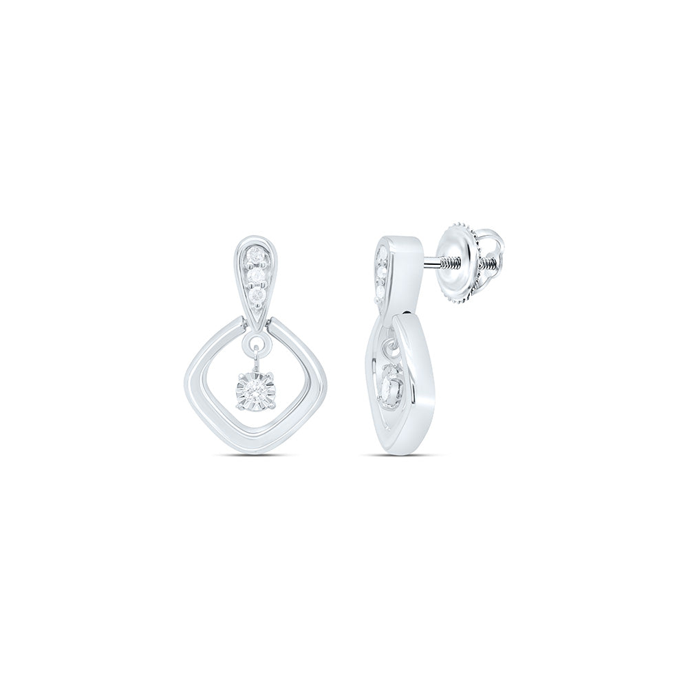 1/10CTW-NAT DIA P1 GIFT EARRING Daisy Joyeria