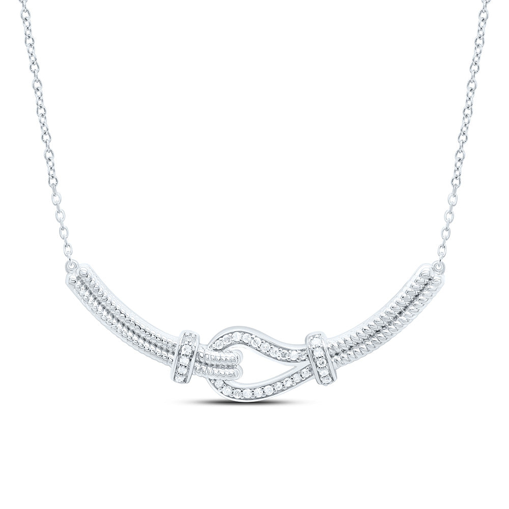 1/6CTW-NAT DIA P1 GIFT NECKLACE (18 INCH) Daisy Joyeria