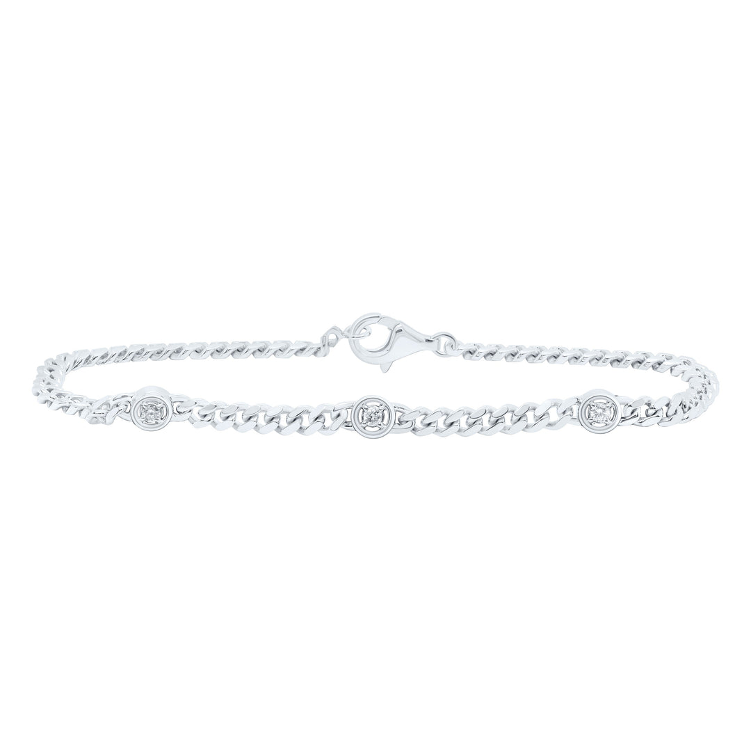 1/6CTW-NAT DIA P1 GIFT BRACELET (7 INCH) Daisy Joyeria