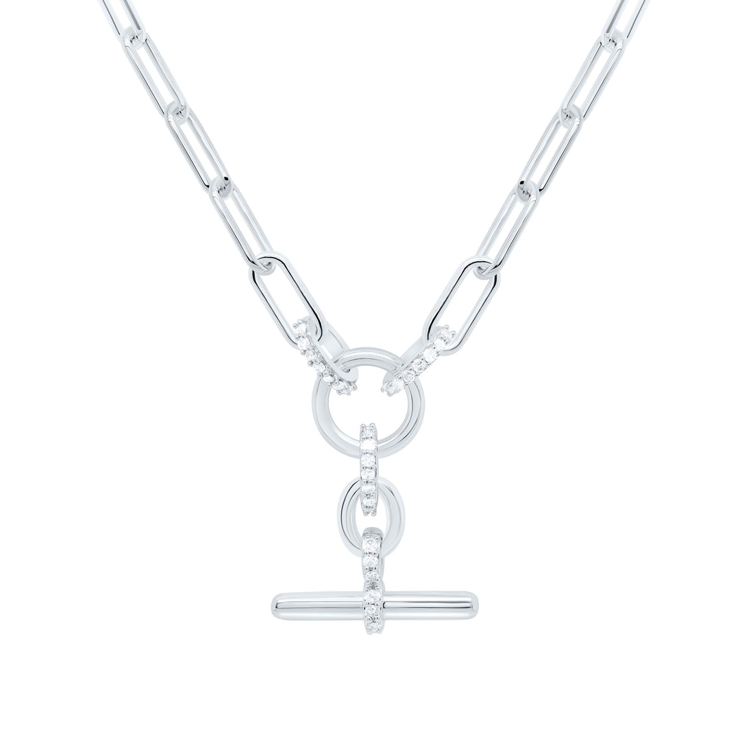 1/6CTW-NAT DIA P1 GIFT NECKLACE (18 INCH) Daisy Joyeria