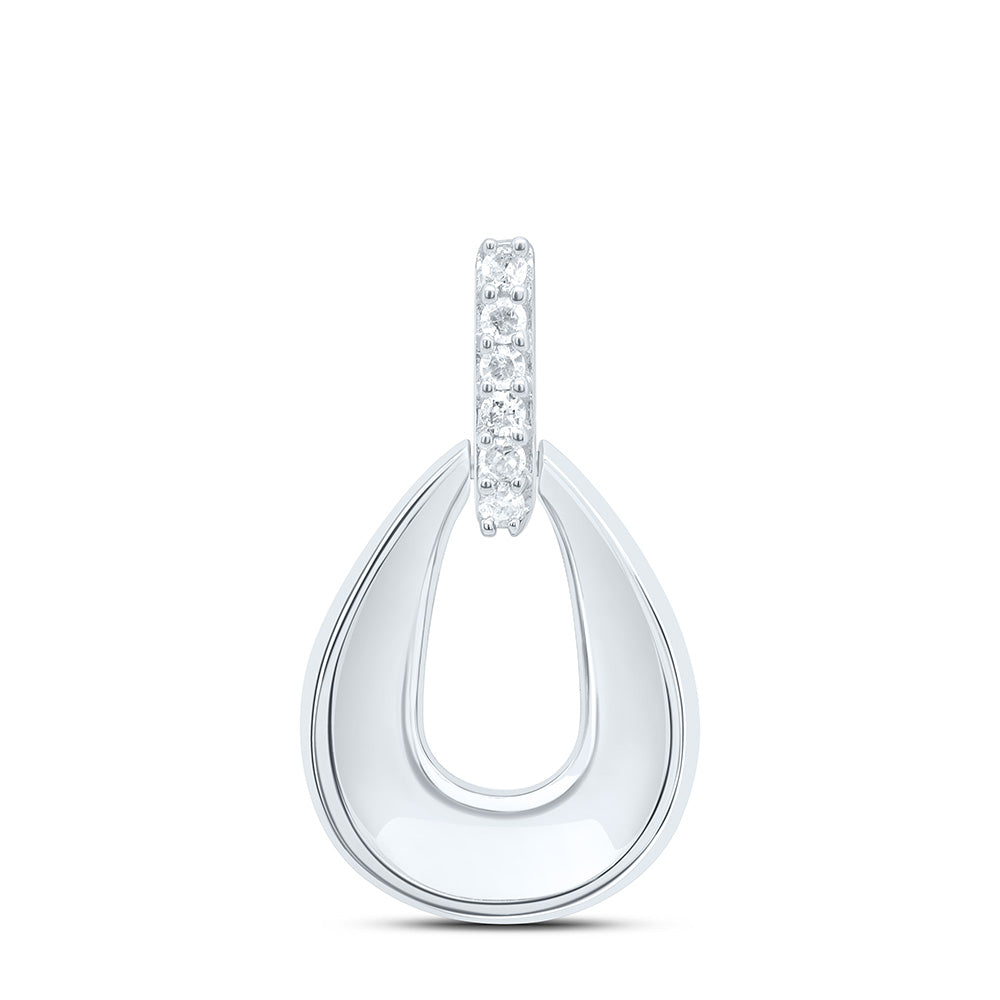 1/20CTW-NAT DIA P1 GIFT PEAR PENDANT Daisy Joyeria